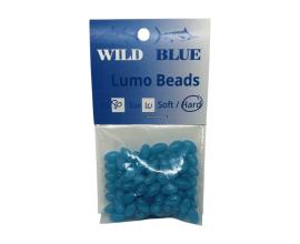 Wild Blue Hard Lumo Beads Blue