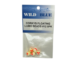 Wild Blue Corkys Floating Beads